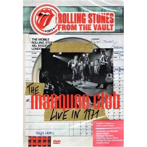 Dvd Rolling Stones From The V  Marquee Club In 1971 -lacrado