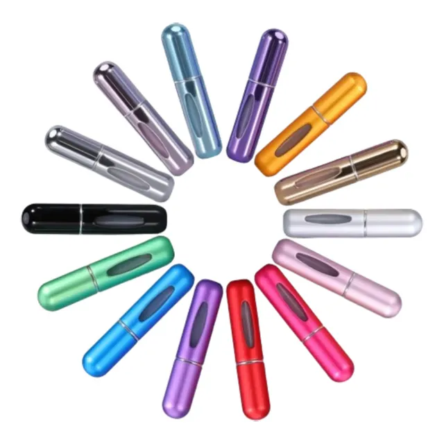Kit X4 Mini Perfumeros Portátil Recargable 5ml Atomizador