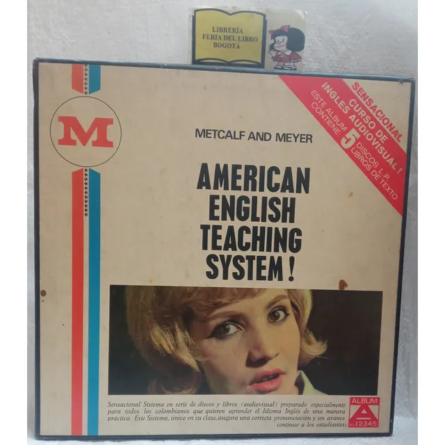 Lp - Acetato - American English Teaching System - 5 Discos