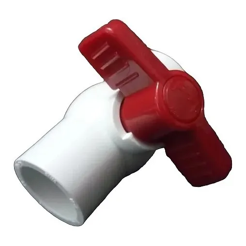 4 Valvulas O Llave Paso Rapido Pvc ¾ PuLG Nueva Para Pegar