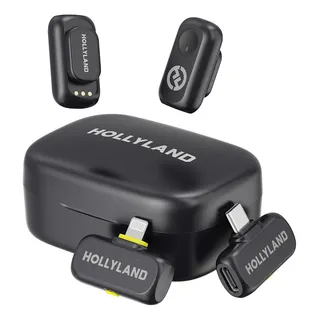 Hollyland Lark A1 Combo - Mini Microfone Sem Fio Para iPhone E Android (2 Tx + Usb-c Rx + Ios Rx + Estojo De Carregamento), Microfone Magnético Para Youtube, Tiktok, Podcasts E Vlogs (preto) Hollyland Lark A1 Combo - Mini Microfone Sem Fio Para iPhone E Android (2 Tx + Usb-c Rx + Ios Rx + Estojo De Carregamento), Microfone Magnético Para Youtube, Tiktok, Podcasts E Vlogs (preto)