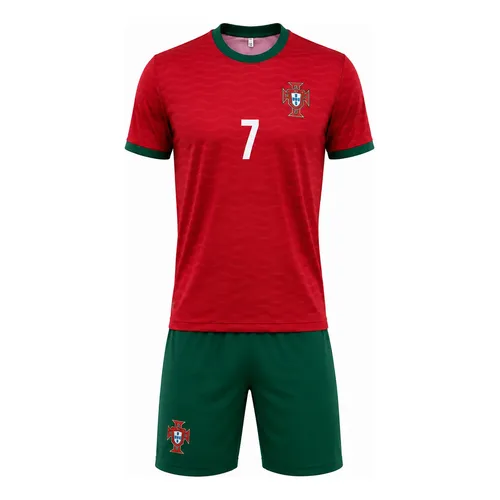 2526 Portugal Casa Red Jersey 7 Ronaldo Football Wear | MercadoLivre