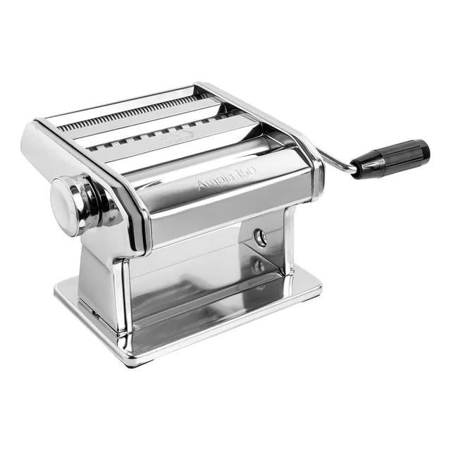 Máquina De Pasta Manual Ampia 150 Acero Cromo Para Lasaña Y