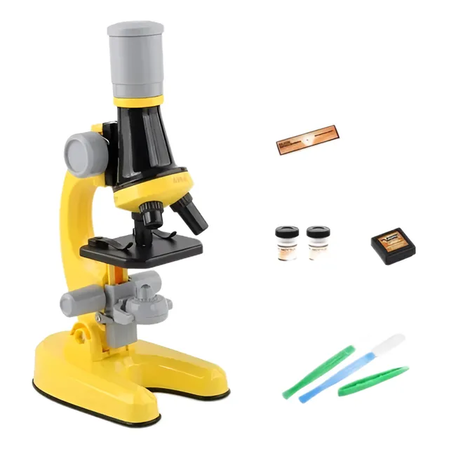 L Microscopio De Niños Ópticos 100x 400x 1200x - Infantil