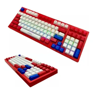 Teclado Mecanico Gamer Iluminado Led Rgb 97teclas Switch Usb Teclado Mecanico Gamer Iluminado Led Rgb 97teclas Switch Usb