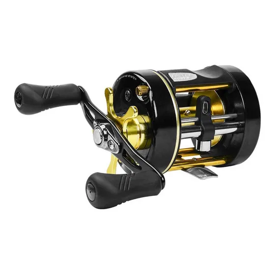 Reel rotativo Marine Sports Caster Power Plus 400 5.3:1 derecho color negro