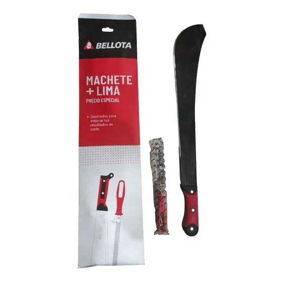 Machete Rozador 22 Pulgadas Más Lima 5 Pulgadas Bellota
