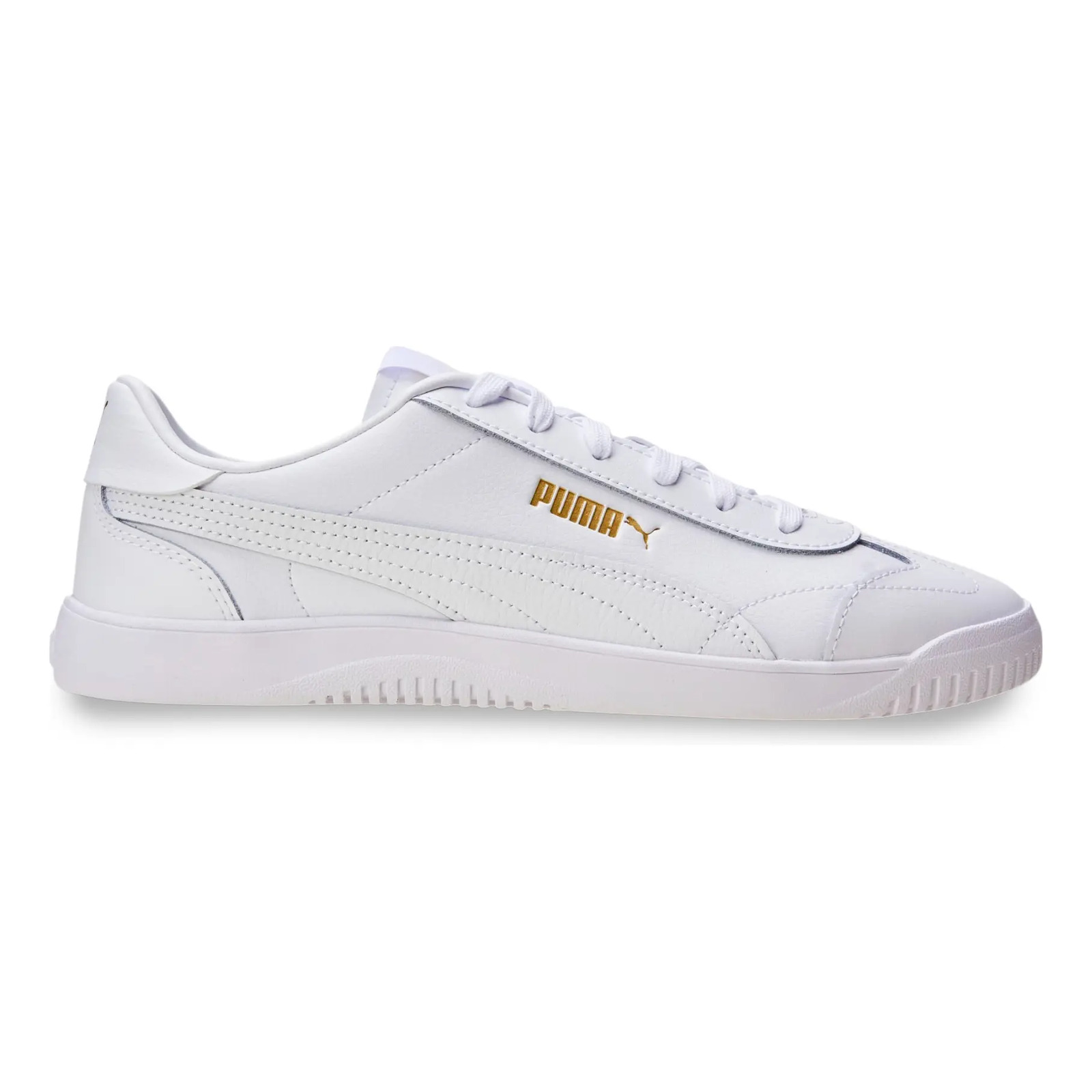 👟 Tênis Unissex Club 5v5 Puma White-puma Gold Liso 42 👟 Tênis Unissex Club 5v5 Puma White-puma Gold Liso 42