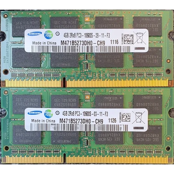 Memoria Ram Laptop 4gb Ddr3 Pc3-10600 1333mhz (2rx8)