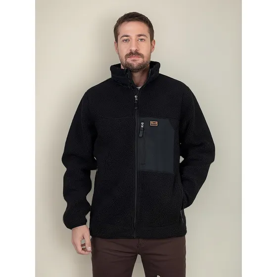 Chaqueta Sherpa Hombre Térmica Brüggen Lenga® Cierres Ykk®