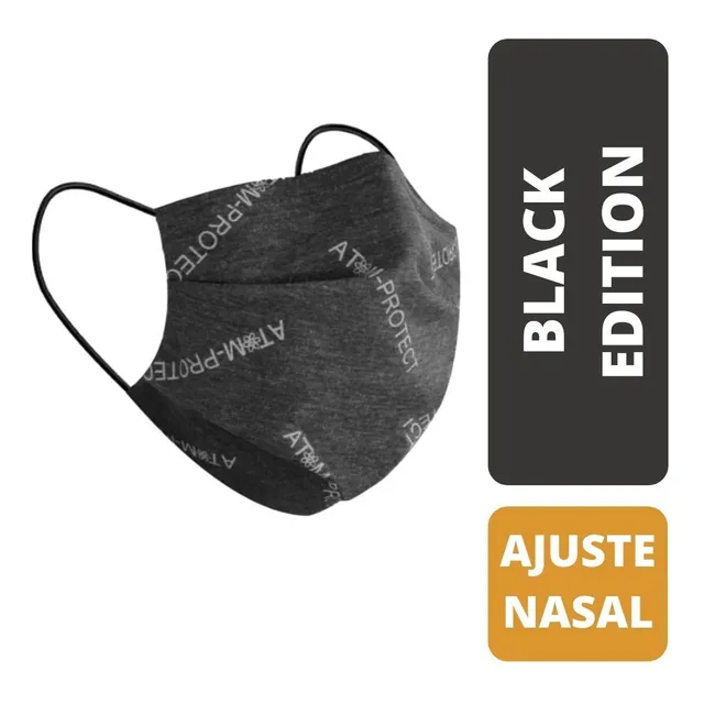 Barbijo Conicet Black Edition Adultos 1 Uni