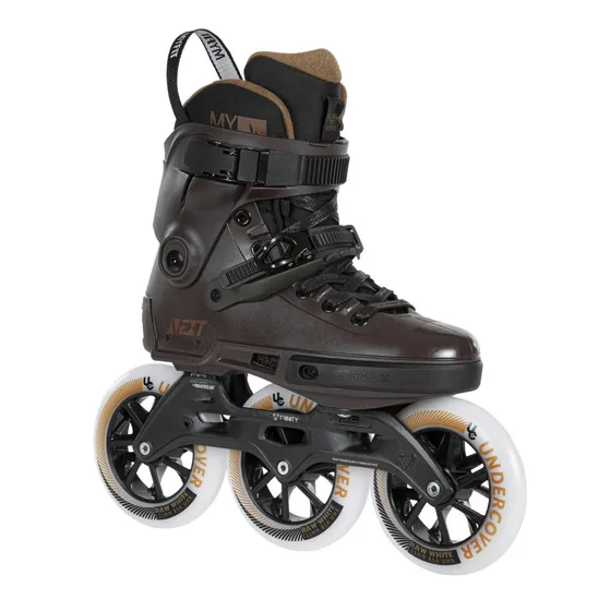 Rollers Powerslide Next Brown 125 -  Freeskate Velocidad