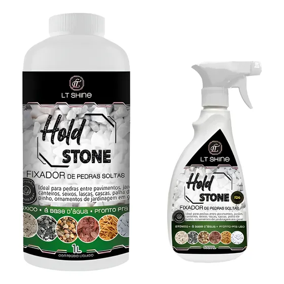 Fixador Hold Stone 1l + 500ml - Para Pedras Soltas - Shiner