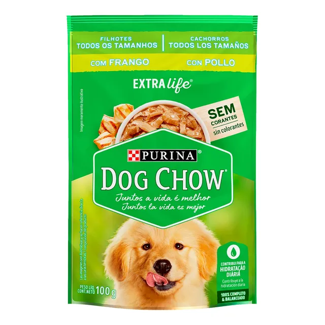Alimento Para Perros Purina Dog Chow Cachorro Con Pollo 100g