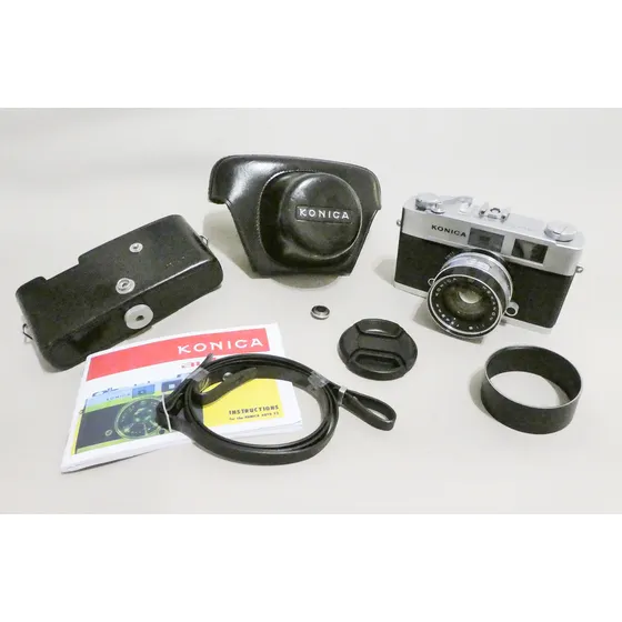 Konica S 1.6 - Perfeito Estado Prateado