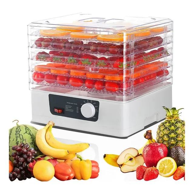 Deshidratador De Frutas Y Verduras Con 5 Bandejas Ajustables