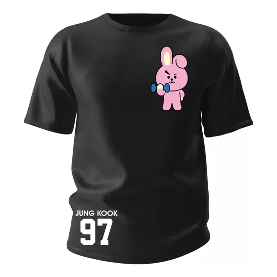 Remera Bsica Jung Kook 97 Cantante Coreano Bts Bt21