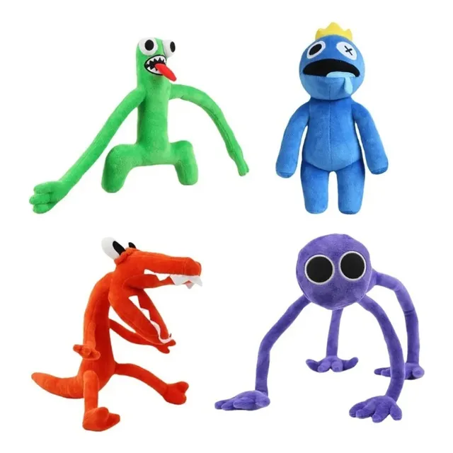 Pack De 4 Peluche Rainbow Friends Roblox Colección Roblox
