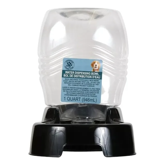 Gkc Bebedero Dispensador Agua 946ml Para Perros Peq Y Gatos
