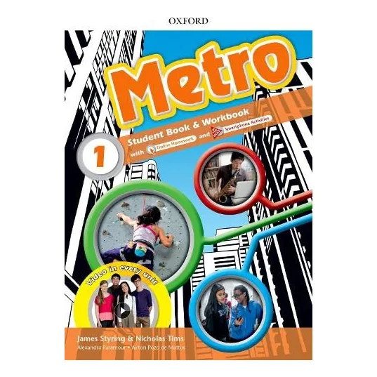 Livro Metro Level 1 Student Book And Workbook Pack  De Vvaa