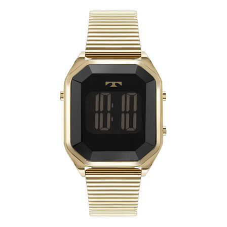 Relógio Technos Feminino Digital Dourado Imediata Fundo Preto Bj3927al1p Relógio Technos Feminino Digital Dourado Imediata Fundo Preto Bj3927al1p