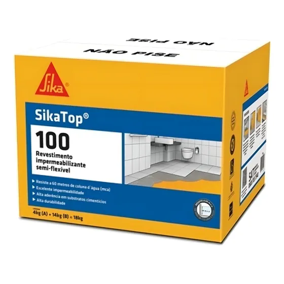 Sikatop 100 Revestimento Impermeabilizante 18kg Sika