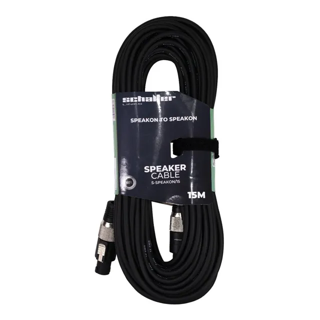 Cable Speakon Para Bocina Cal 14 De 15m Cobre Libre Oxigeno