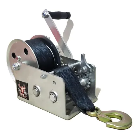 Guincho Manual Bull 2500 1134 kg Aço Galvanizado 10 m Barcos Lanchas