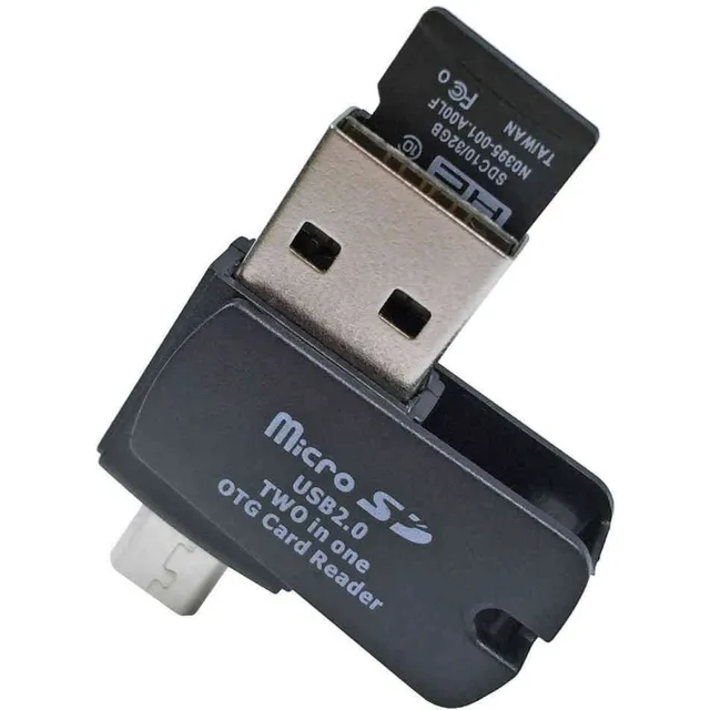 Adaptador Lector Memoria Sd Tipo C +usb Celular Otg Pendrive