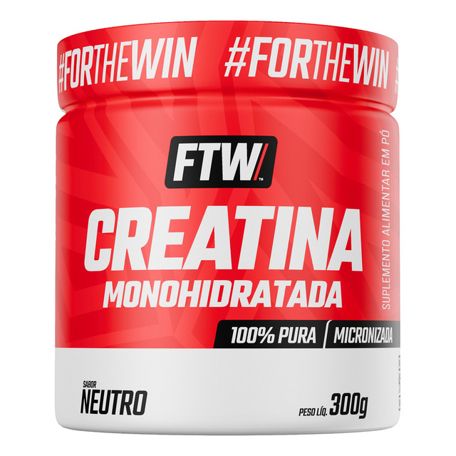 Creatina Monohidratada 100% Pura Pote 300g - Ftw Neutro Creatina Monohidratada 100% Pura Pote 300g - Ftw Neutro