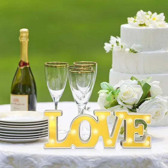 Lámpara Led Decoración Hogar Adorno Romántico Boda Regalo
