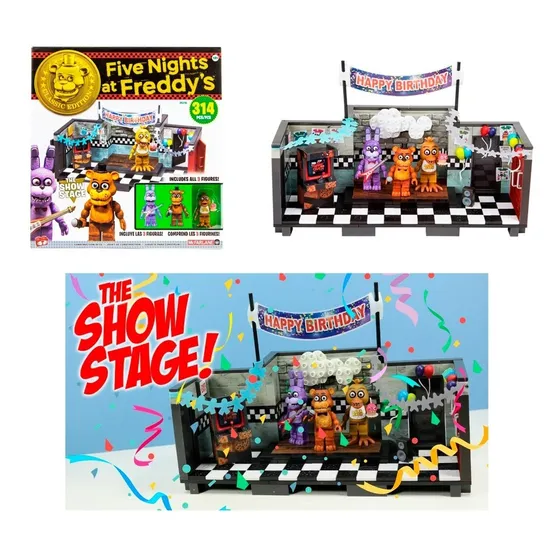 Show Stage Five Nights At Freddys Set Construcción Original