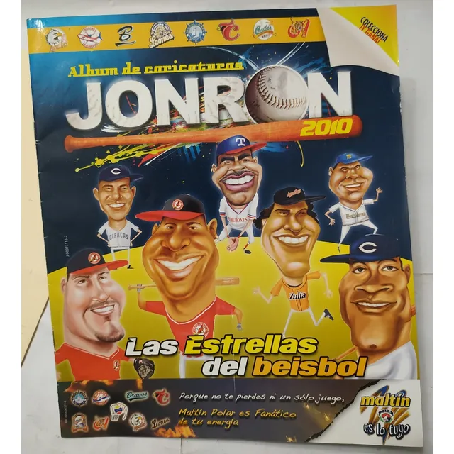 Album De Barajitas Caricaturas Jonron 2010