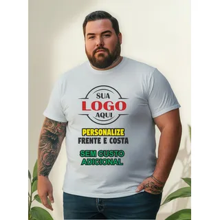 Camiseta Personalizada Plus Size G1 G2 G3 Empresa Uniformes Camiseta Personalizada Plus Size G1 G2 G3 Empresa Uniformes