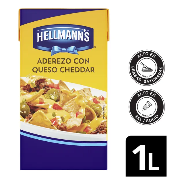 Queso Cheddar Hellmann S 1000 G - g a $28