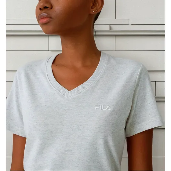 Remera Mujer Fila Basic Lisa Básica
