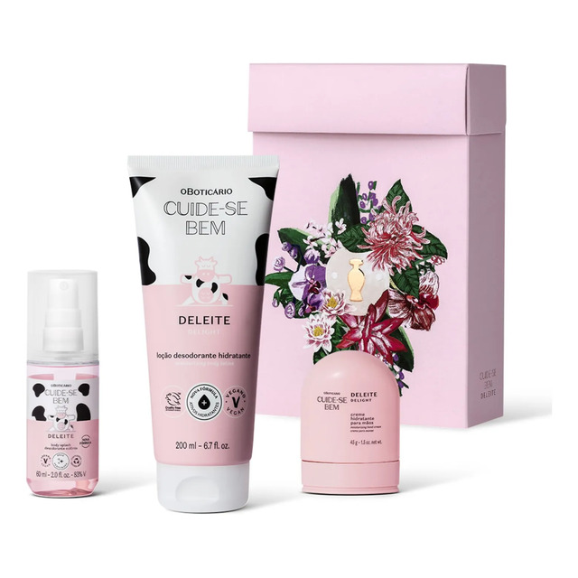 O Boticário Cuide-se Bem Deleite (3 Itens) O Boticário Cuide-se Bem Deleite (3 Itens)
