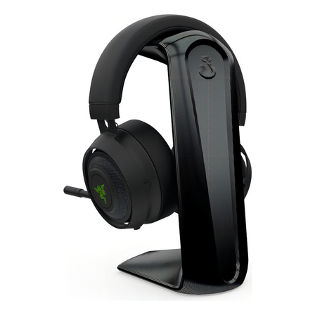Suporte De Mesa Fone De Ouvido Headphone Headset Stand C1 Sculpy Preto Suporte De Mesa Fone De Ouvido Headphone Headset Stand C1 Sculpy Preto