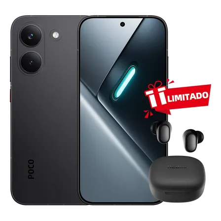 Xiaomi Poco X8 Pro Dual Sim 512 Gb Negro 12 Gb Ram 6.59'' Amoled Dimensity 8500-ultra 50mp Con Ois 6500mah 100w Hypercharge + Redmi Buds 6 Play