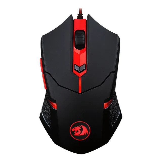 Mouse gamer RedragonGamer M601WL-BA M601WL-BA negro y rojo
