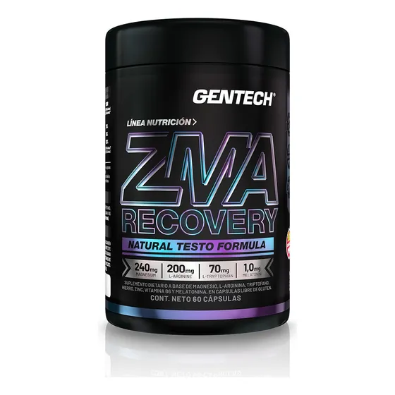 Zma Recovery Zinc + Magnesio + Arginina - Gentech