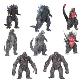 Godzilla Vs King Kong De Juguete 8 Piezas Godzilla Vs King Kong De Juguete 8 Piezas