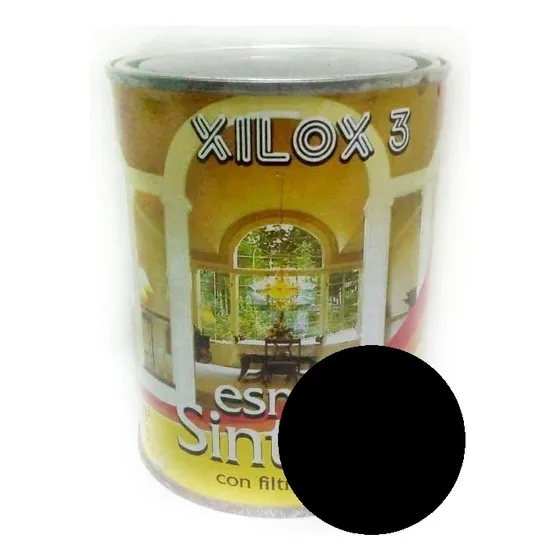 Xilox 3 Sintetico Alta Temperatura Negro 1/4 Lt (400 °c)