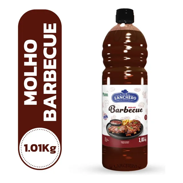 Molho Barbecue Tradicional Lanchero Frasco 1,01 Litros