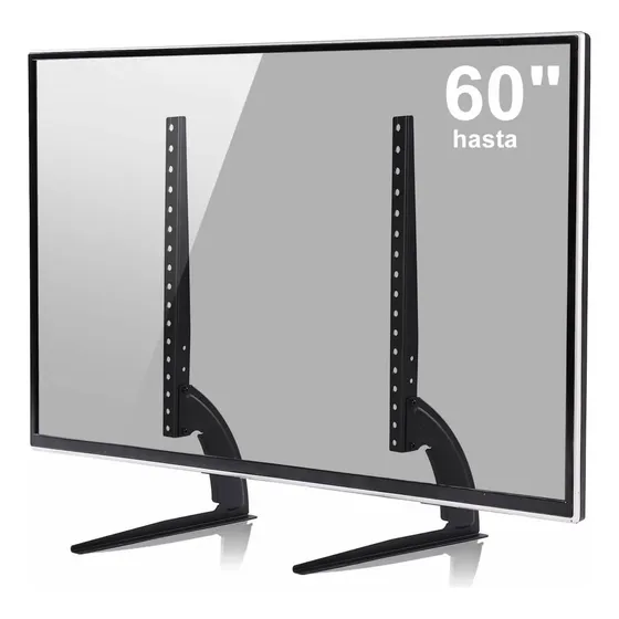 Soporte De Tv Led Base Para Mesa Mueble 32 42 40 45 Pulgadas Color Negro