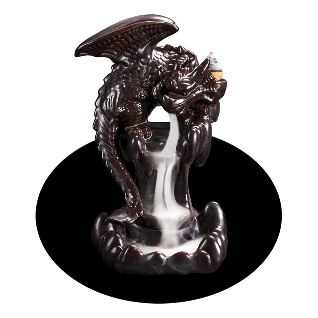 Dragon Backflow Quemador Incienso Cascada 10 Cono Reflujo 1