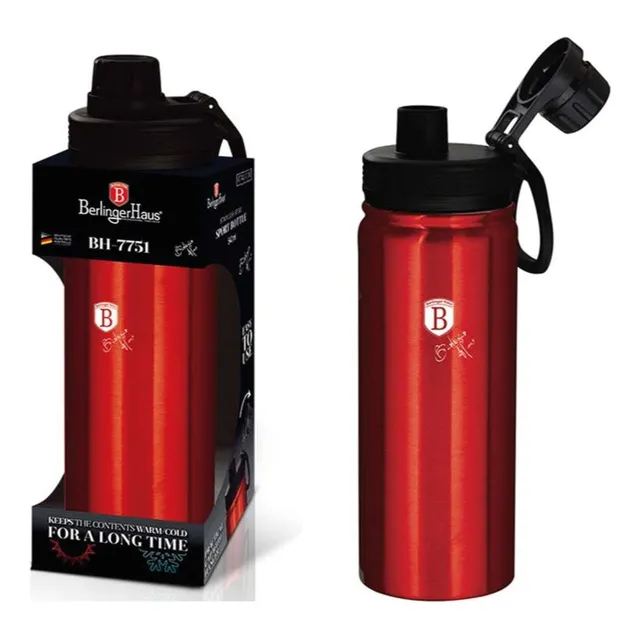 Botella Termica Color Rojo
