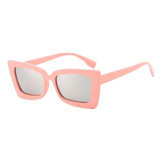 Lentes De Sol Dama Cuadrado Cat Eye Agatado Vintage Aestetic