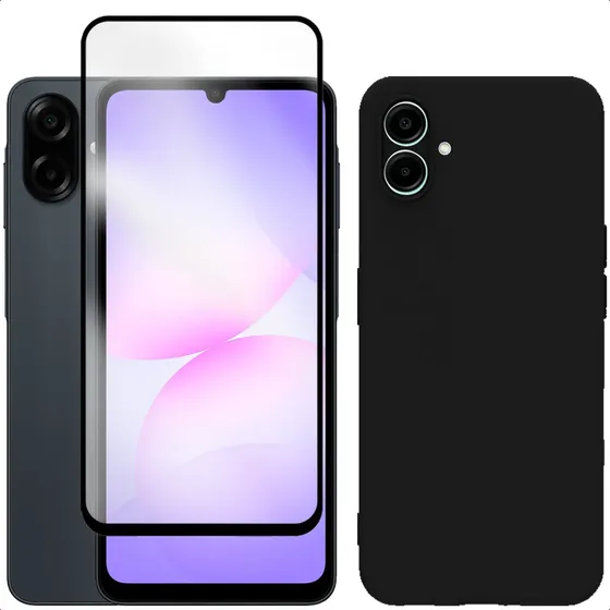 Kit Capa Capinha Case + Película 3d Para Galaxy A07 Sma075
