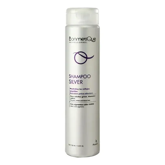 Bonmetique Shampoo Silver X 350ml - Desamarillador Violeta